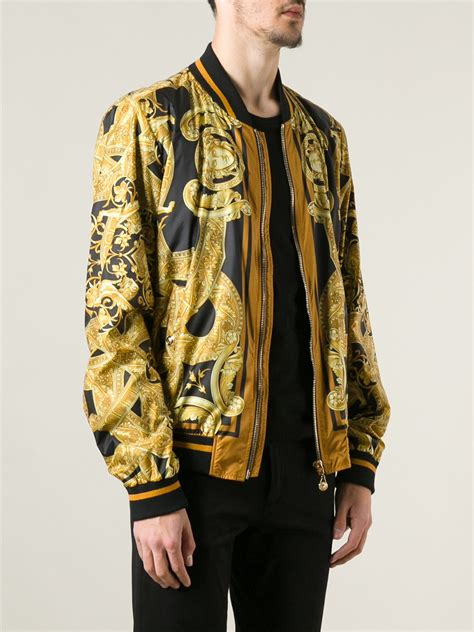 versace bomber gold|Versace Bomber Jackets for Men .